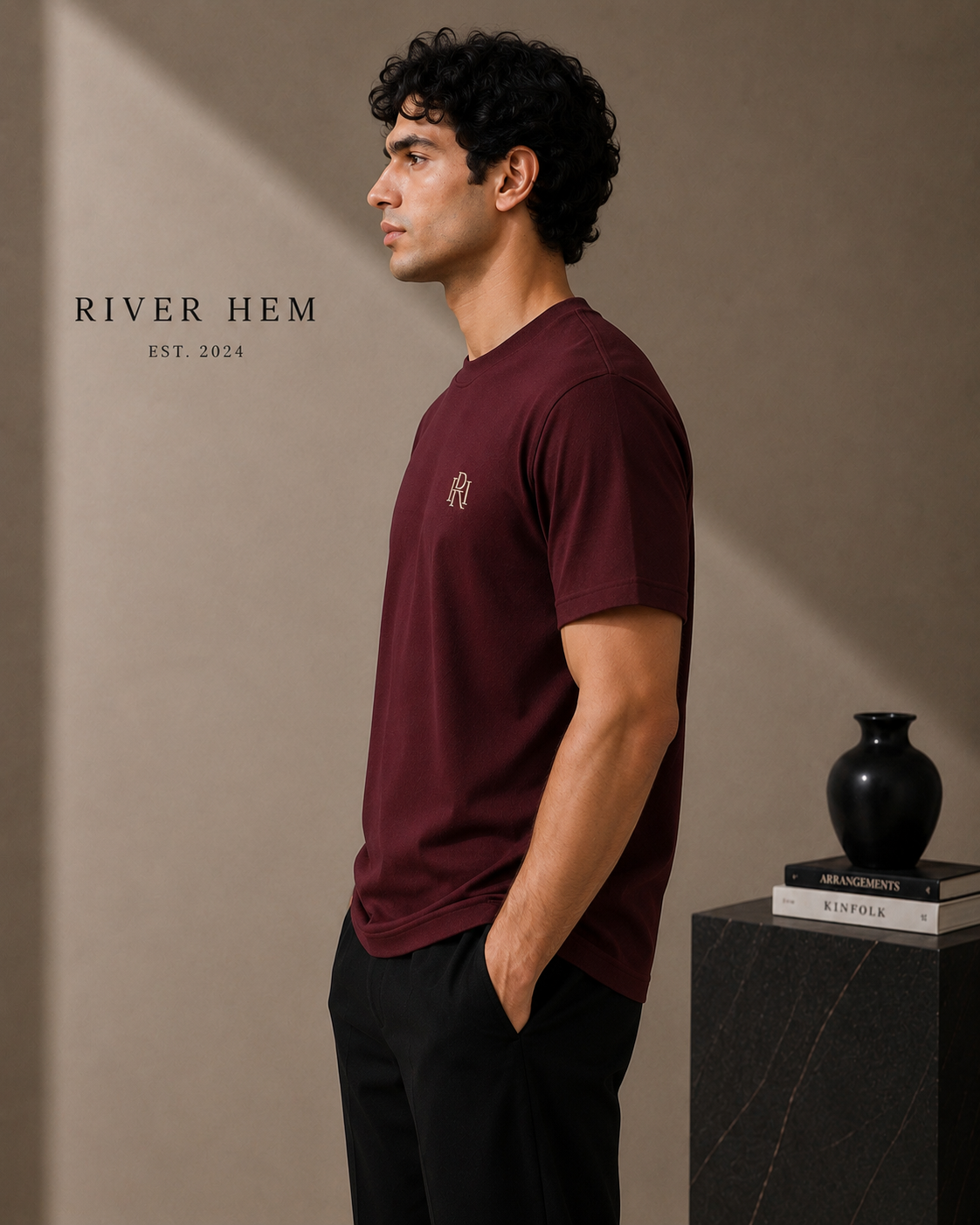 🍷 BURGUNDY RESERVE EDITION TEE SHIRT