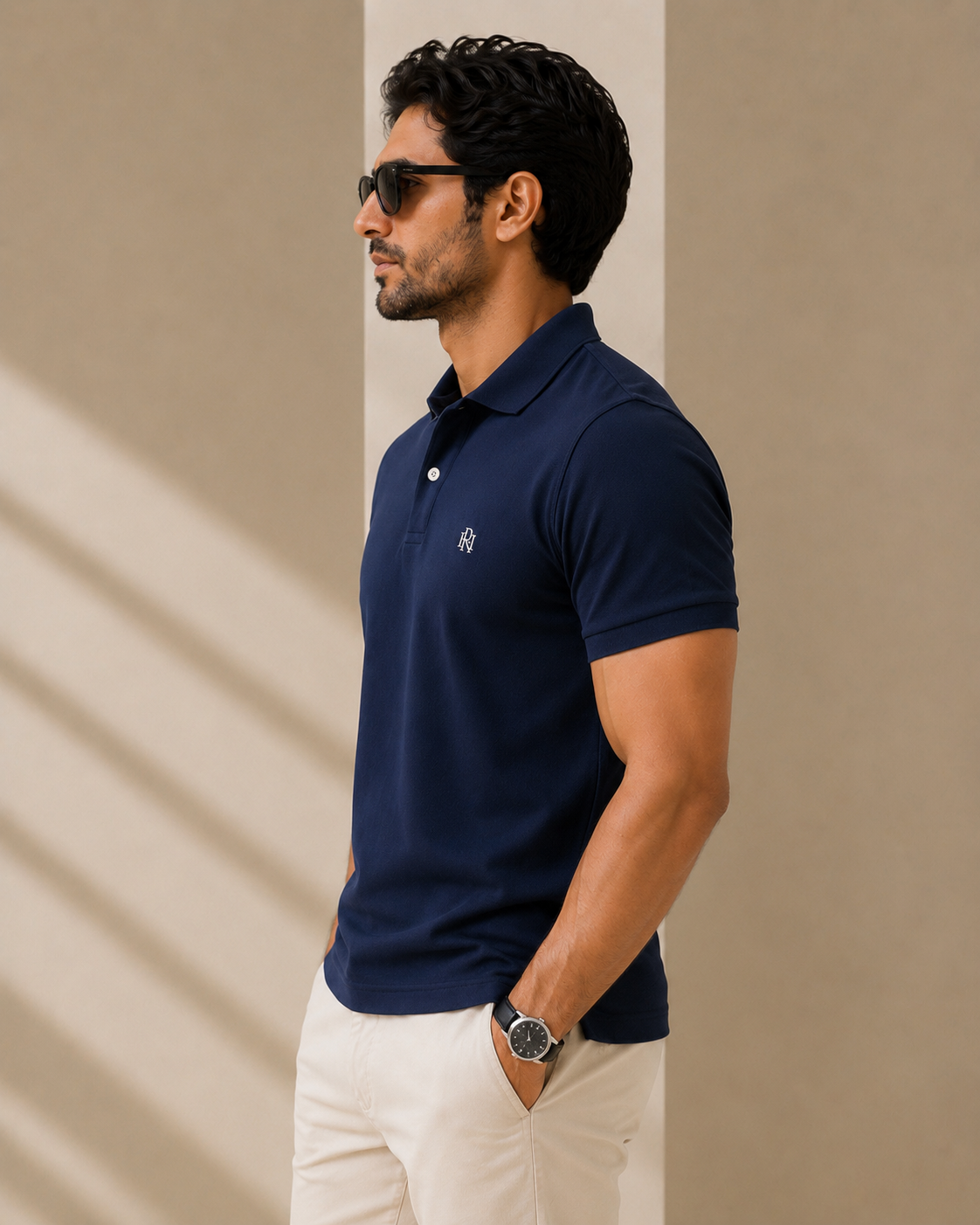 🔵 MIDNIGHT NAVY EXECUTIVE POLO