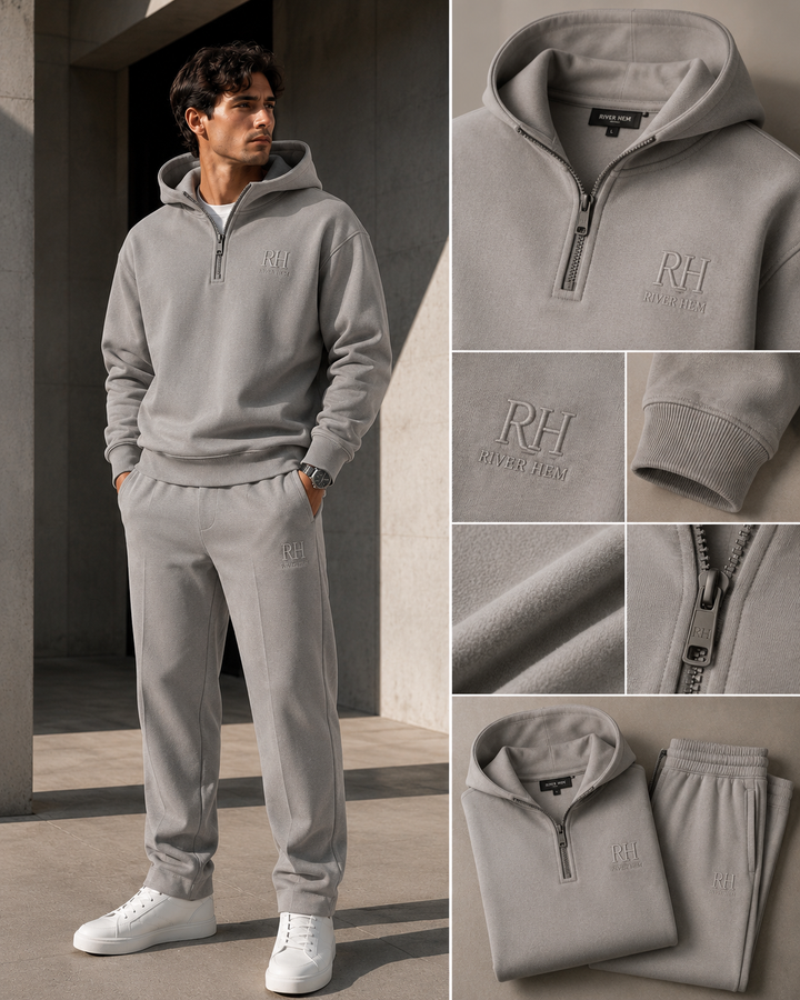 Stone Heritage Quarter-Zip Hoodie