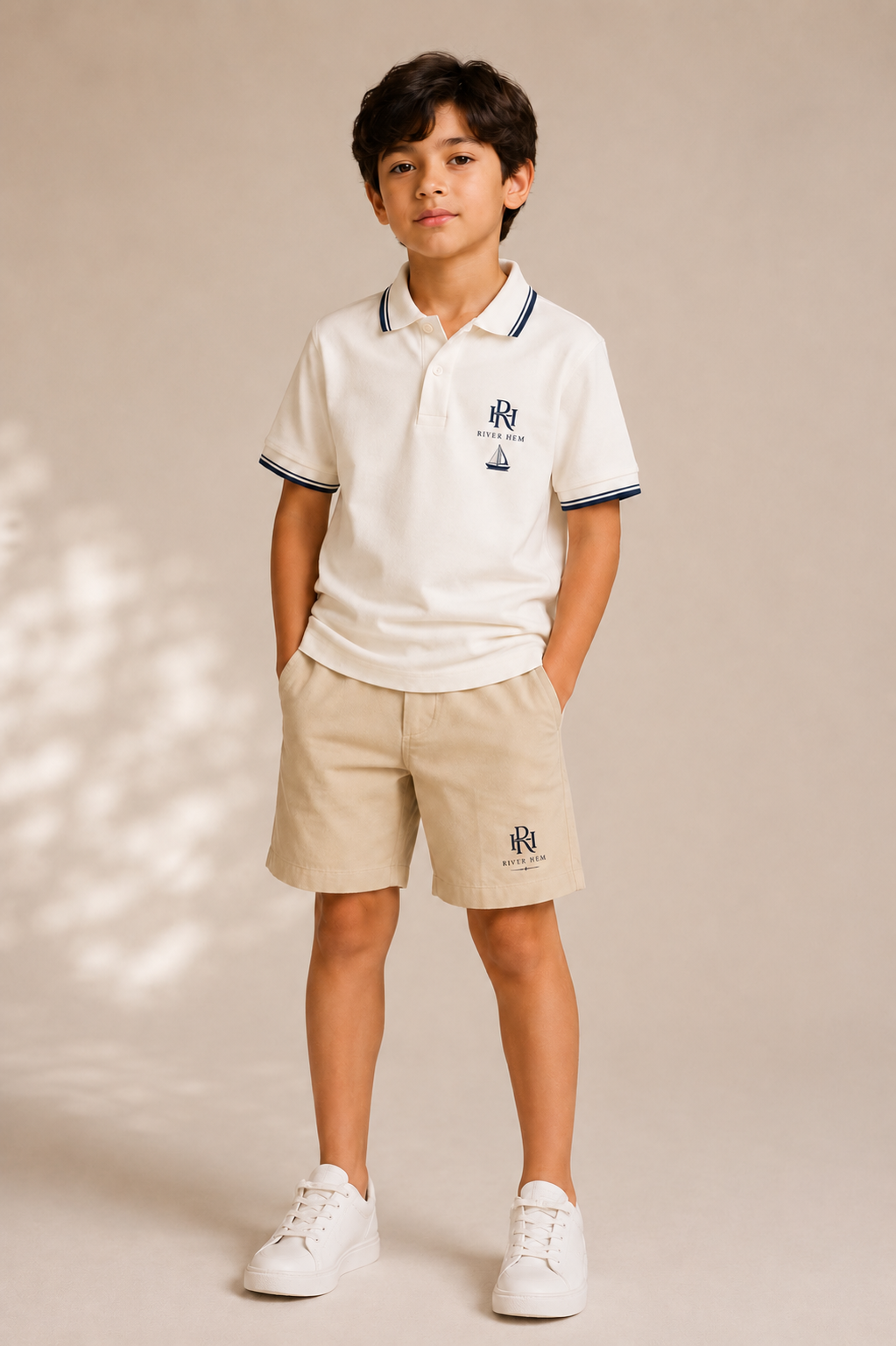 Ivory White Riviera Polo™️