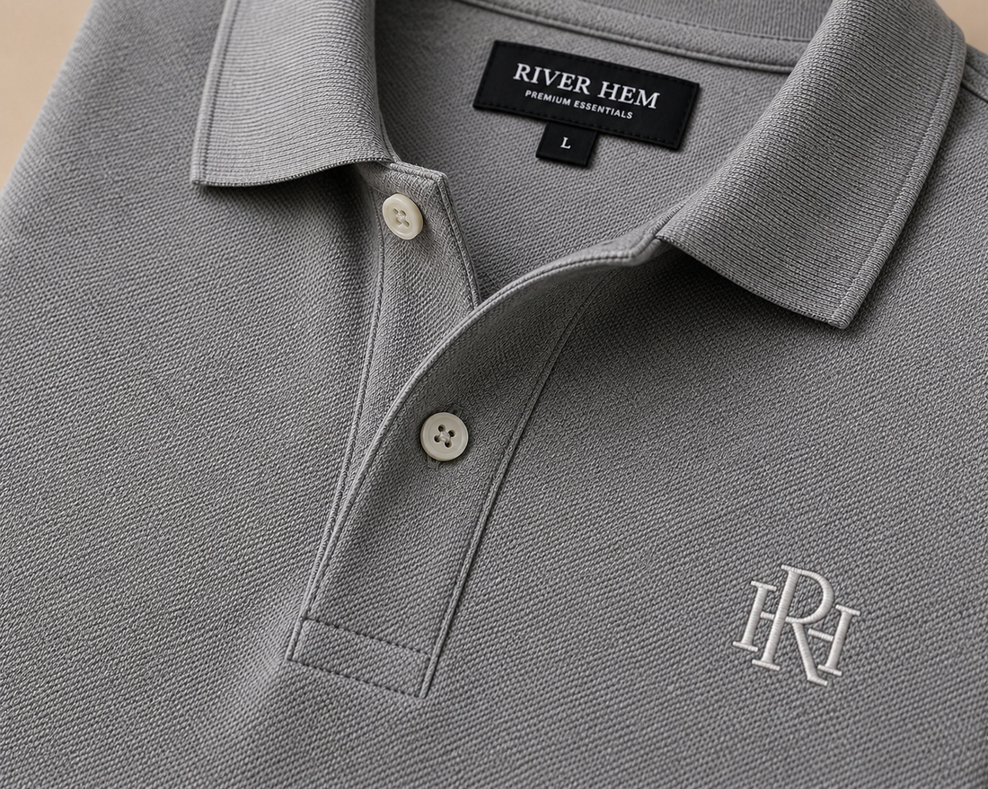 🩶 HEATHER STONE EVERYDAY POLO