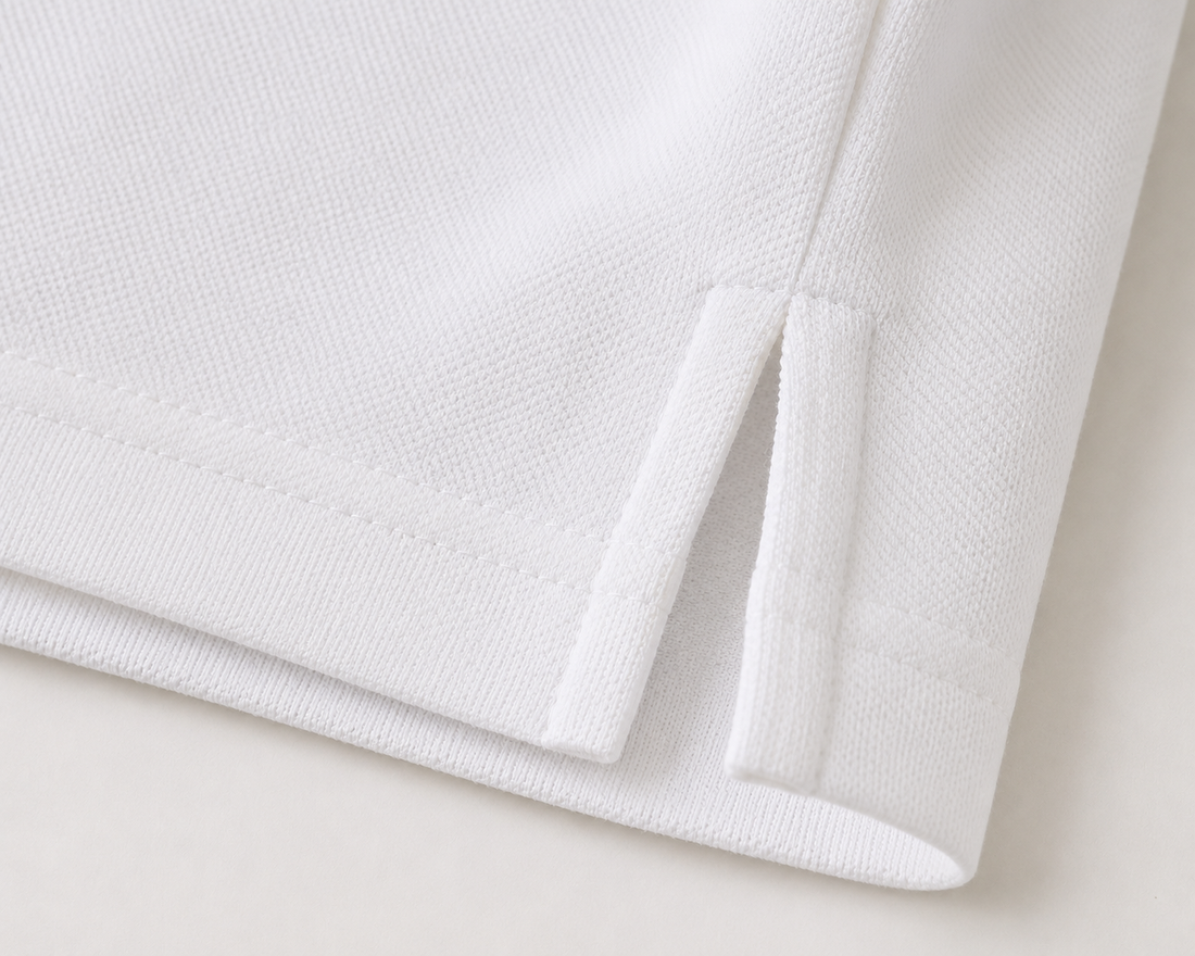 🤍 IVORY WHITE  ESSENTIAL POLO