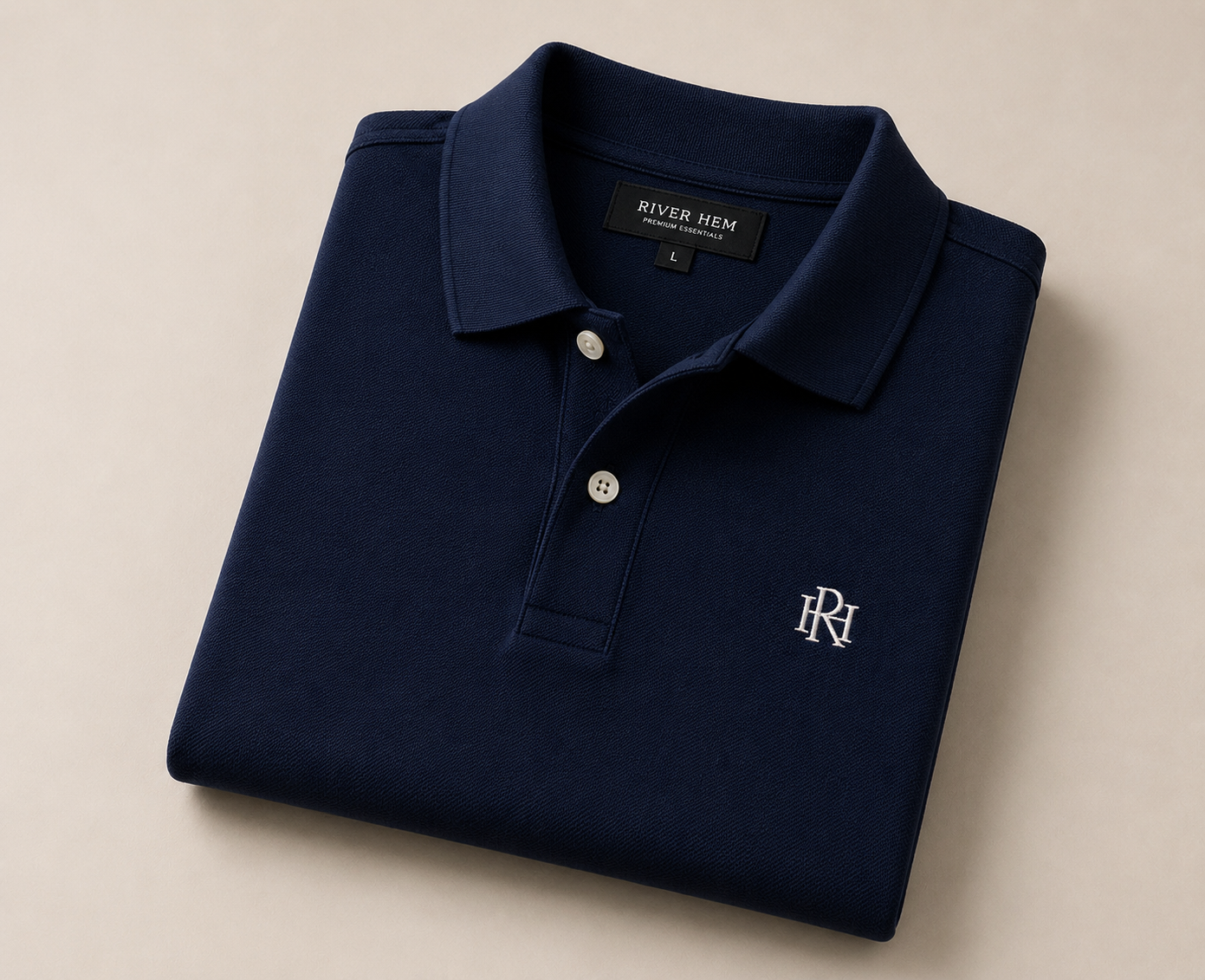 🔵 MIDNIGHT NAVY EXECUTIVE POLO