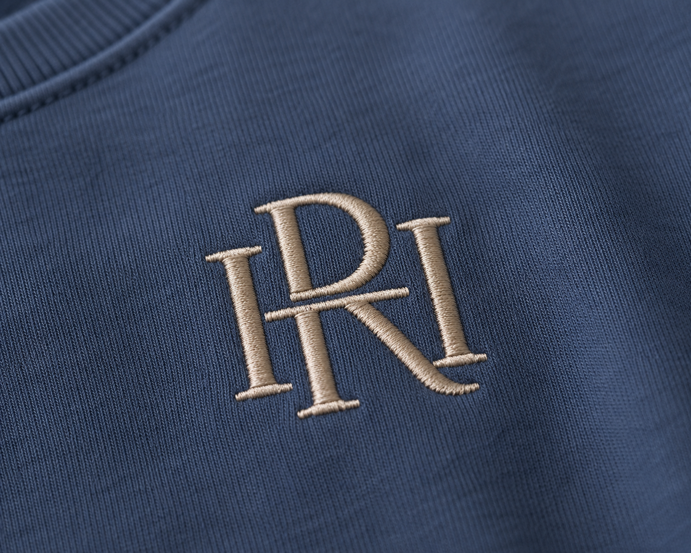 🔵 SLATE BLUE MODERN GENTLEMAN EDITION TEE SHIRT