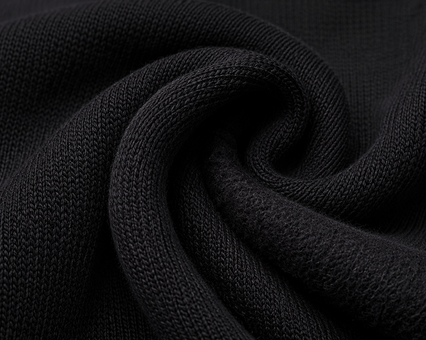Jet Black Signature Quarter-Zip Hoodie