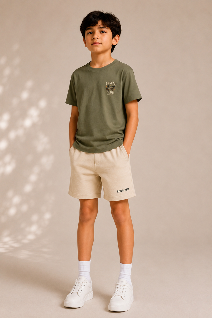 Sandstone French Terry Shorts