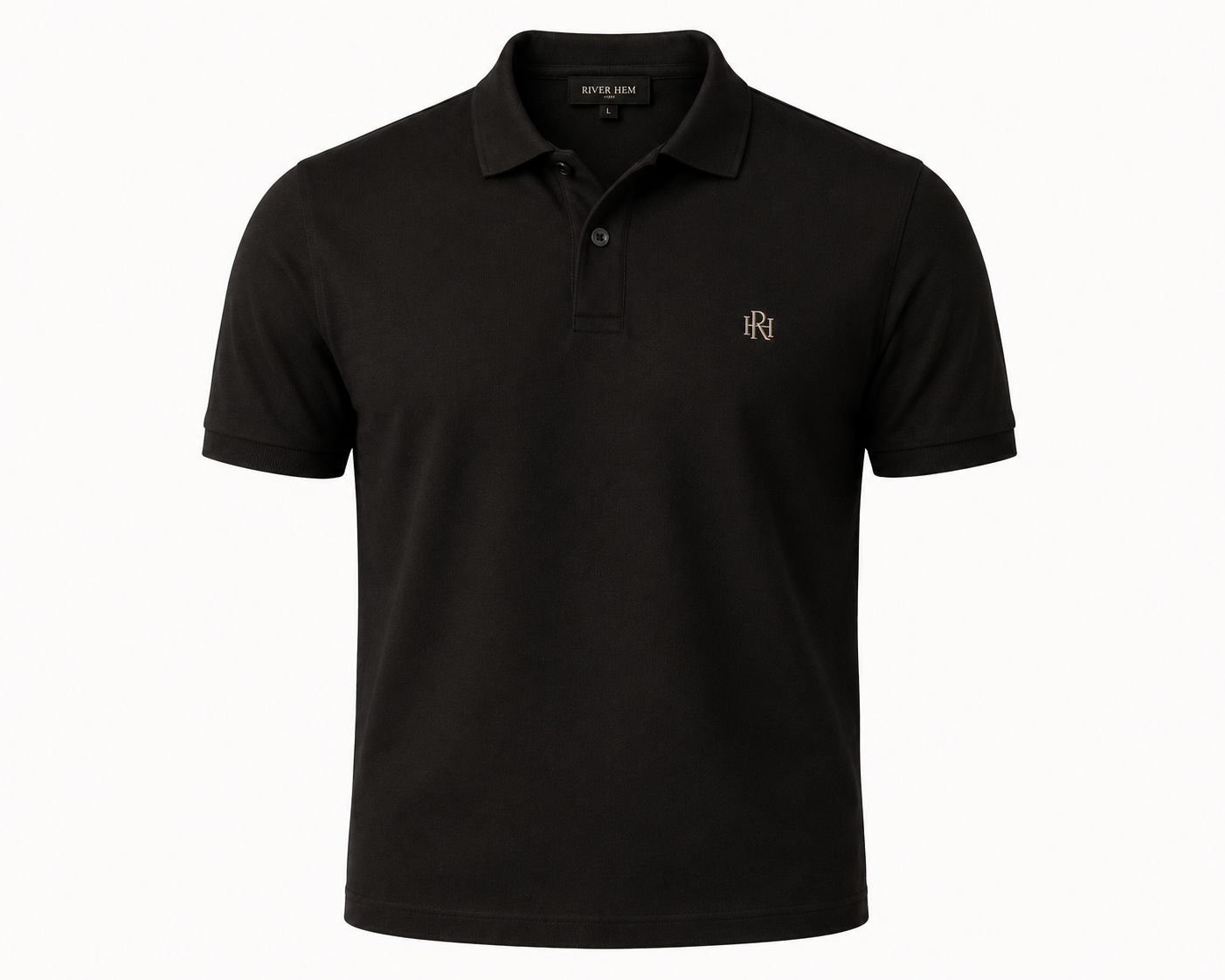 🖤 JET BLACK PREMIUM POLO