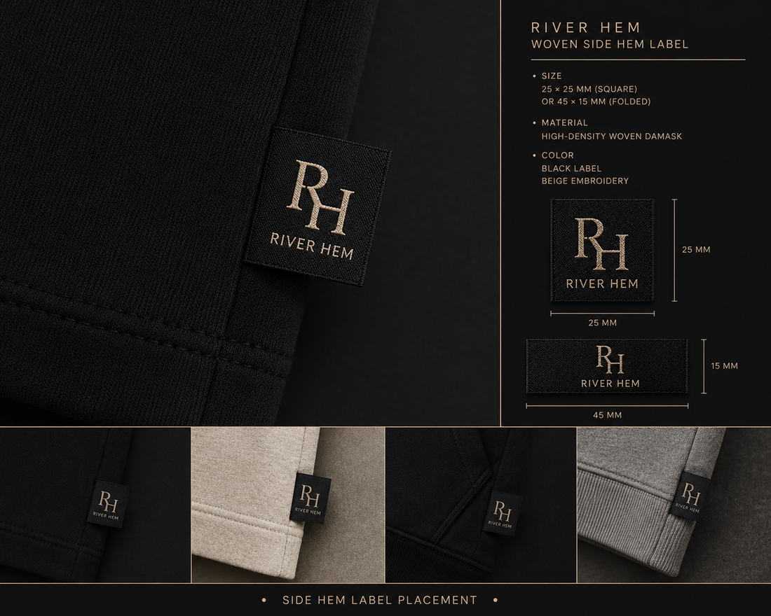 Jet Black Essential Heavyweight Hoodie