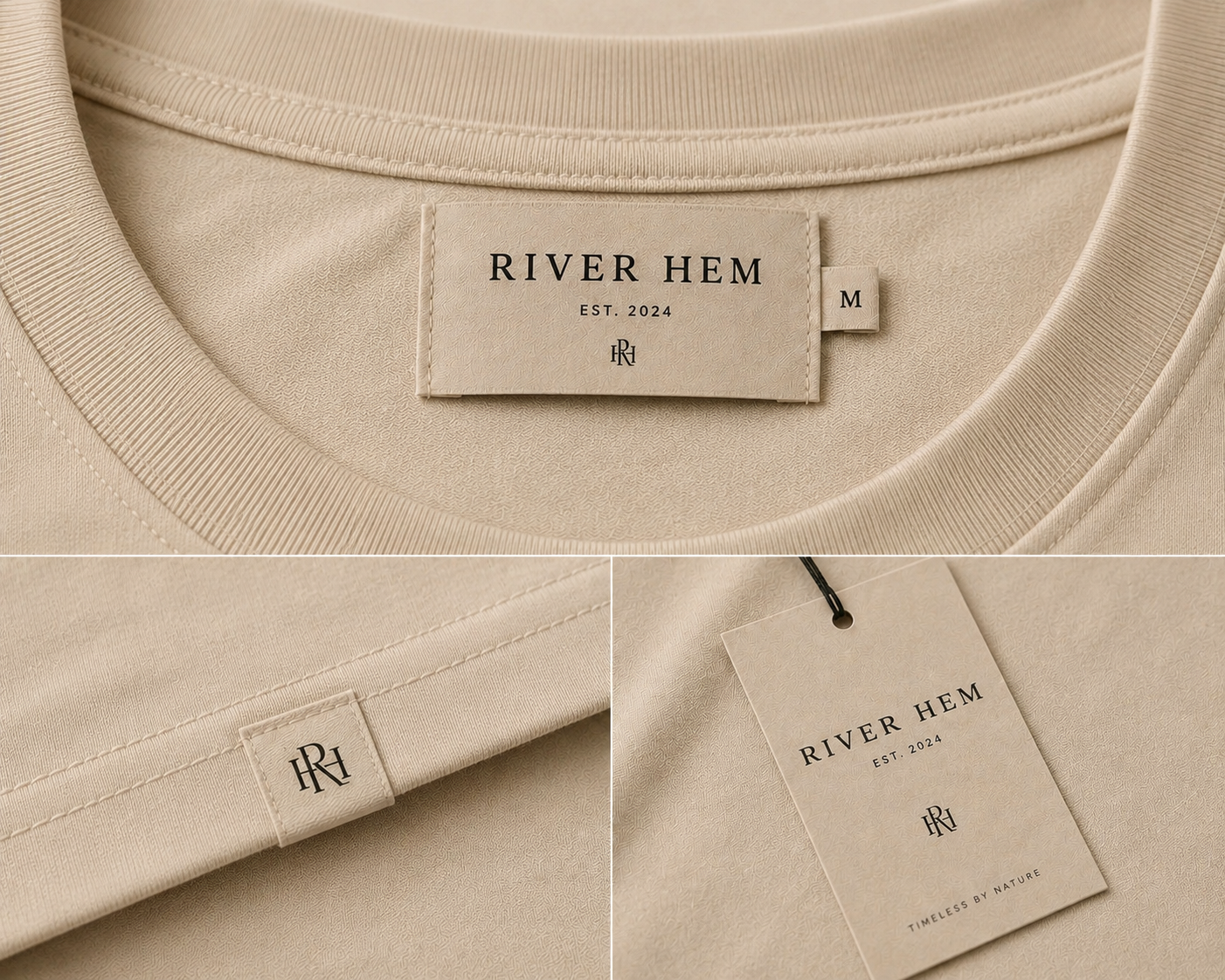 🤍 SANDSTONE BEIGE QUIET LUXURY EDITION TEE SHIRT