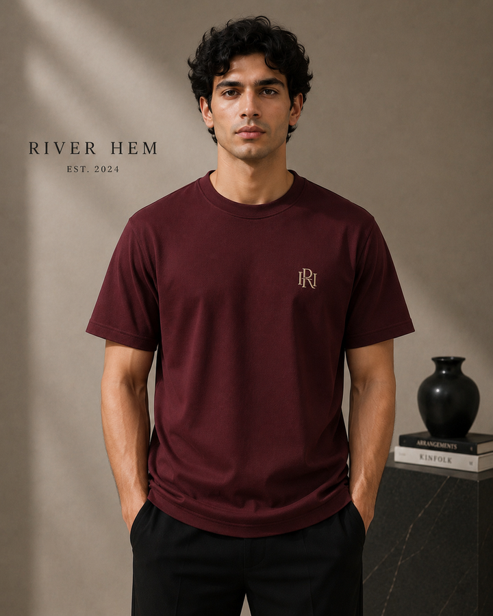 🍷 BURGUNDY RESERVE EDITION TEE SHIRT