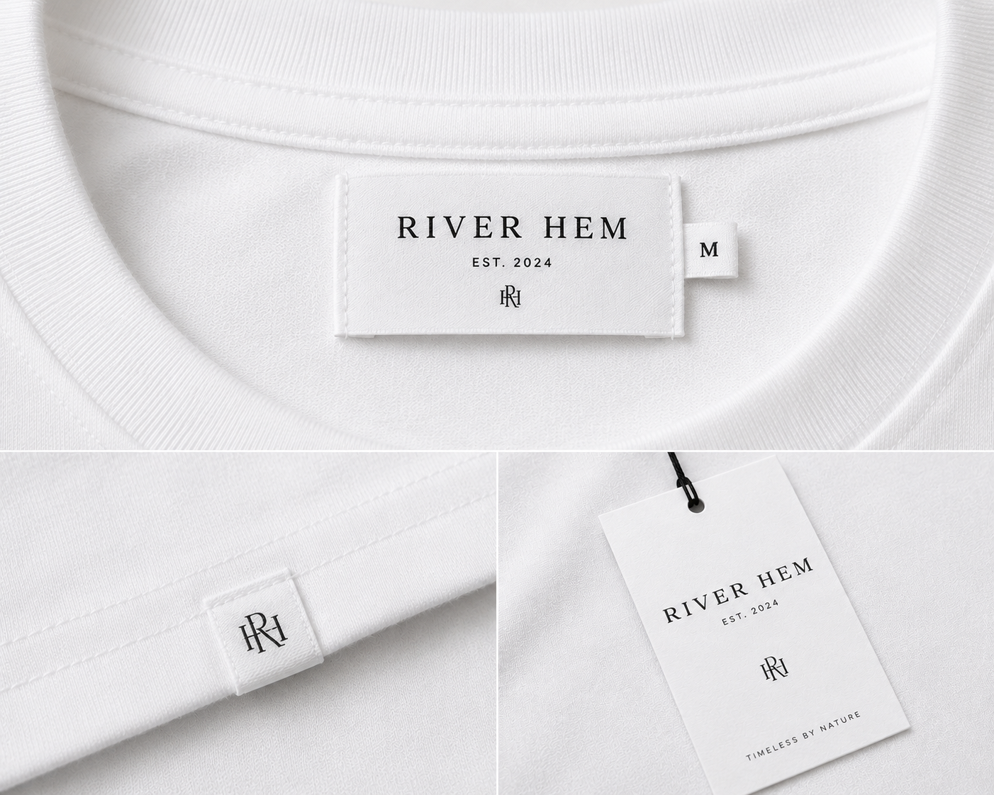 ⚪ PURE IVORY SIGNATURE  EDITION TEE SHIRT