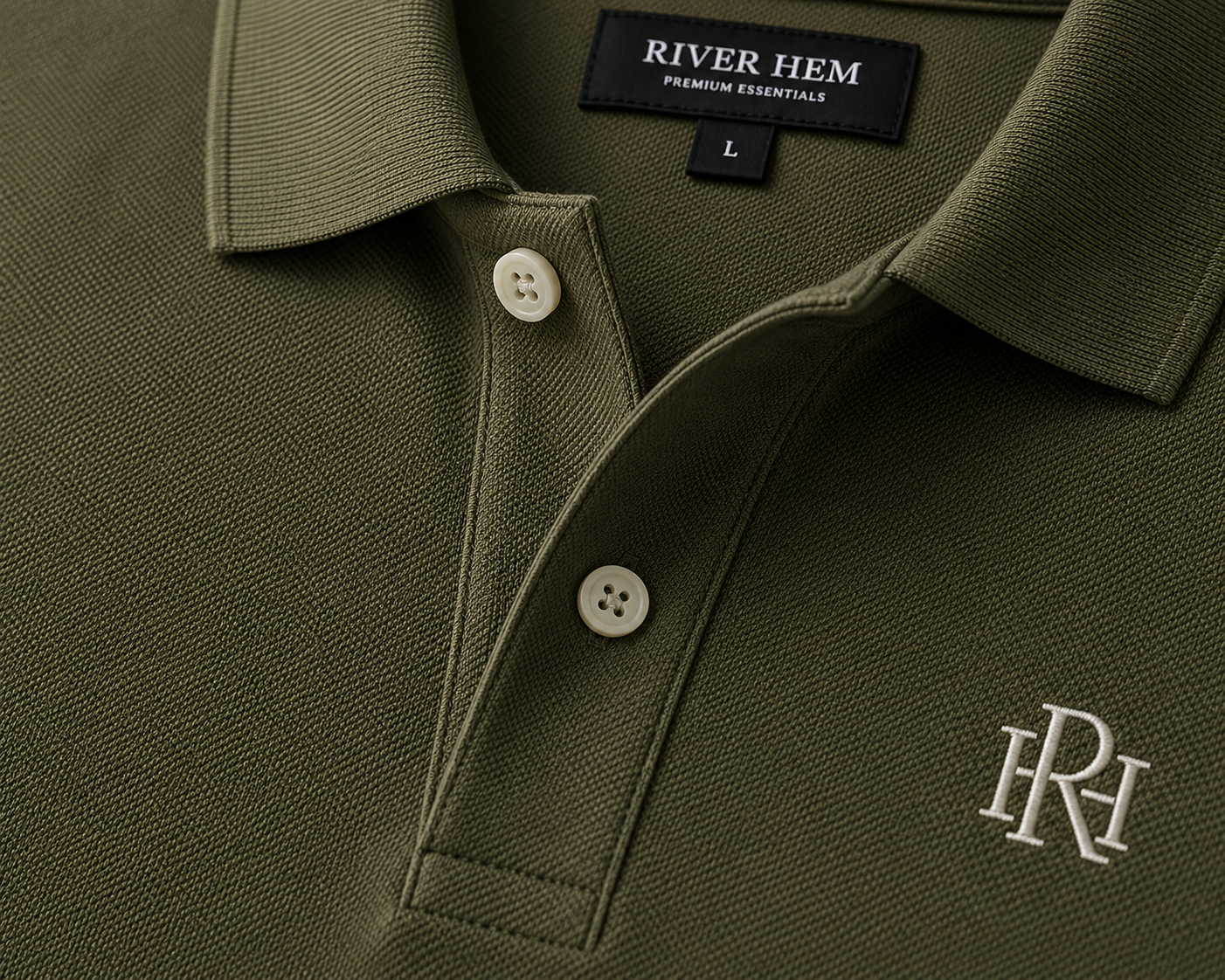 Olive Green Explorer Polo