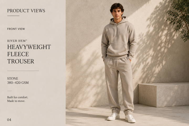 Stone Heritage Heavyweight Fleece Trouser